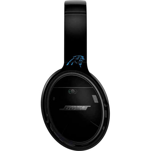 NFL Carolina Panthers Black Performance Series Bose QuietComfort 35 Headphones Skin