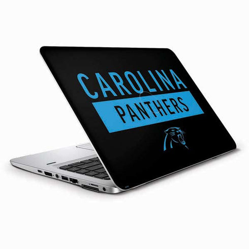 NFL Carolina Panthers Black Performance Series HP Elitebook Skin
