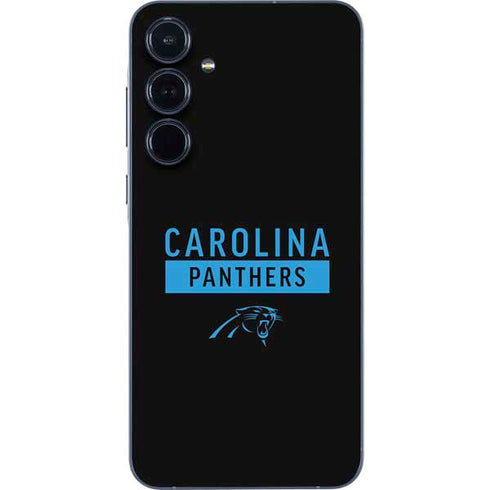 NFL Carolina Panthers Black Performance Series Galaxy A35 5G Skin