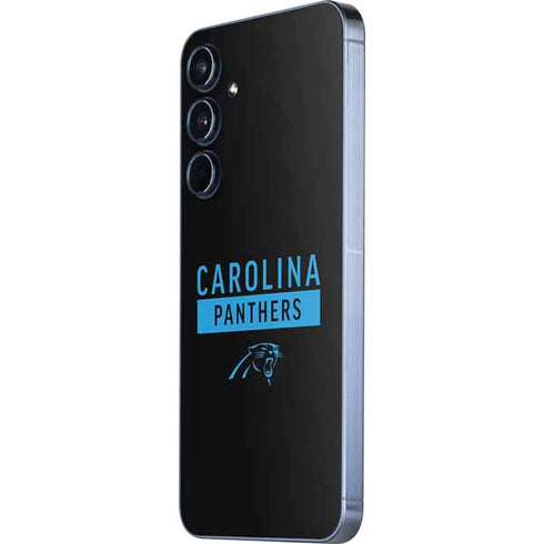 NFL Carolina Panthers Black Performance Series Galaxy A36 5G Skin