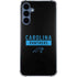 NFL Carolina Panthers Black Performance Series Galaxy A55 5G Clear Case
