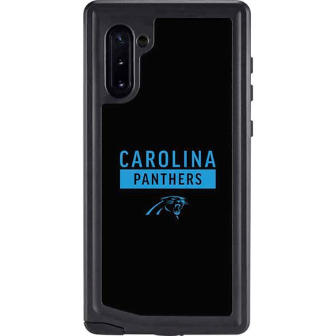 NFL Carolina Panthers Black Performance Series Galaxy Cases