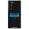 NFL Carolina Panthers Black Performance Series Galaxy S24 FE Clear Case