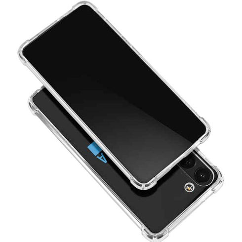 NFL Carolina Panthers Black Performance Series Galaxy S24 FE Clear Case