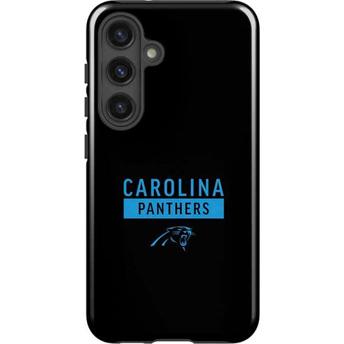 NFL Carolina Panthers Black Performance Series Galaxy S25 Impact Case
