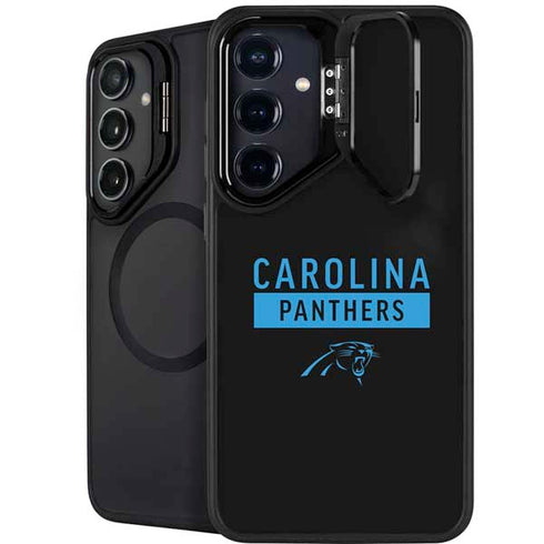 NFL Carolina Panthers Black Performance Series Galaxy S25 Plus Kickstand Case