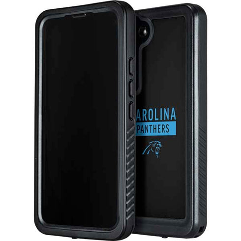 NFL Carolina Panthers Black Performance Series Galaxy S24 Plus Waterproof Case