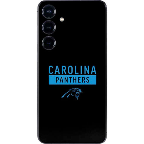 NFL Carolina Panthers Black Performance Series Galaxy S25 Skin