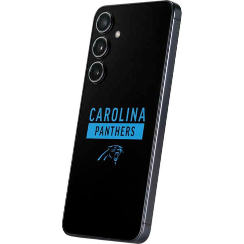 NFL Carolina Panthers Black Performance Series Galaxy S24 Skin