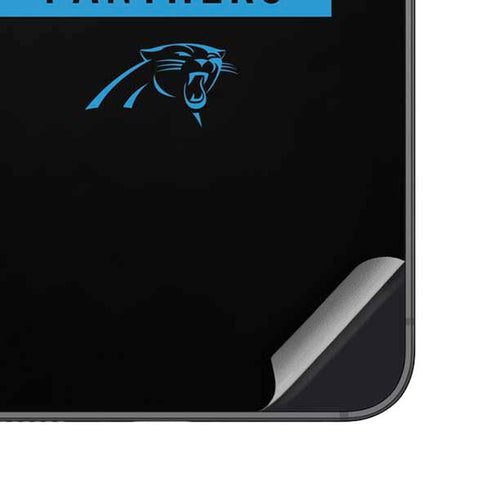 NFL Carolina Panthers Black Performance Series Galaxy S25 Skin