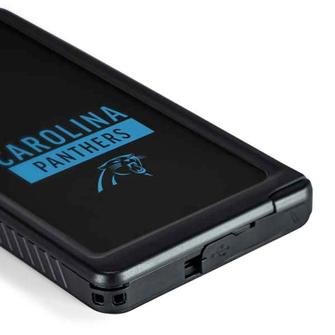 NFL Carolina Panthers Black Performance Series Galaxy S24 Ultra Waterproof Case