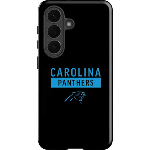 NFL Carolina Panthers Black Performance Series Galaxy S26 Impact Case