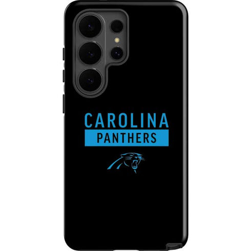 NFL Carolina Panthers Black Performance Series Galaxy S26 Ultra Impact Case