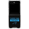 NFL Carolina Panthers Black Performance Series Galaxy Z Flip6 Clear Case