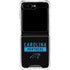 NFL Carolina Panthers Black Performance Series Galaxy Z Flip6 Clear Case