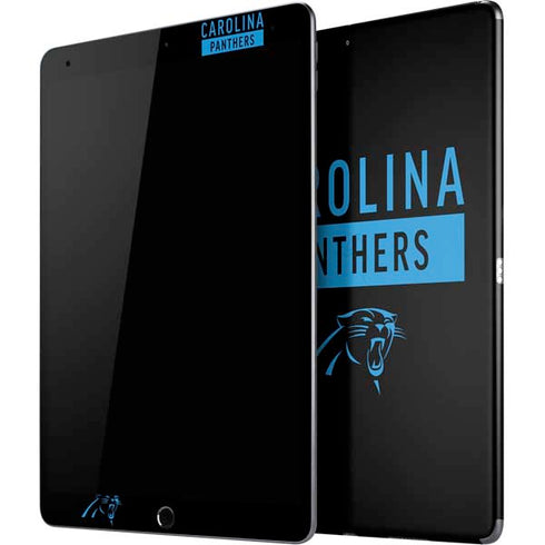 NFL Carolina Panthers Black Performance Series iPad Skins