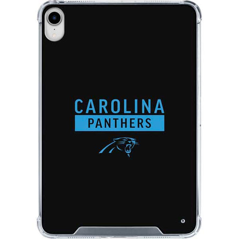 NFL Carolina Panthers Black Performance Series iPad 11th Gen (2025) Clear Case