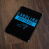 NFL Carolina Panthers Black Performance Series Apple iPad Skin