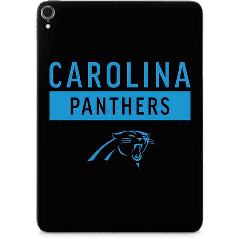 NFL Carolina Panthers Black Performance Series Apple iPad Pro Skin