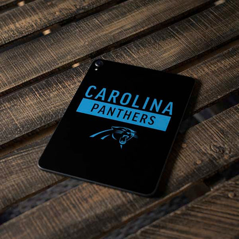 NFL Carolina Panthers Black Performance Series Apple iPad Pro Skin
