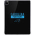 NFL Carolina Panthers Black Performance Series iPad Pro 11in (2024) Clear Case