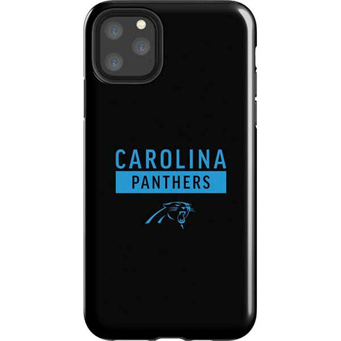 NFL Carolina Panthers Black Performance Series iPhone Cases