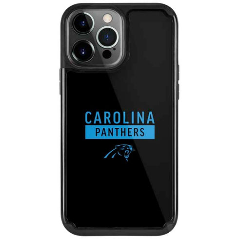 NFL Carolina Panthers Black Performance Series iPhone Cases