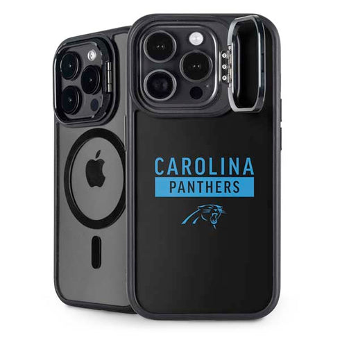 NFL Carolina Panthers Black Performance Series iPhone 14 Pro Kickstand Case