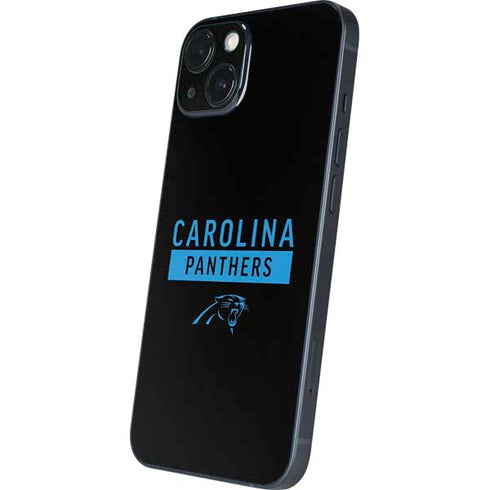 NFL Carolina Panthers Black Performance Series iPhone Skins