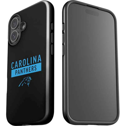 NFL Carolina Panthers Black Performance Series iPhone 16 Impact Case
