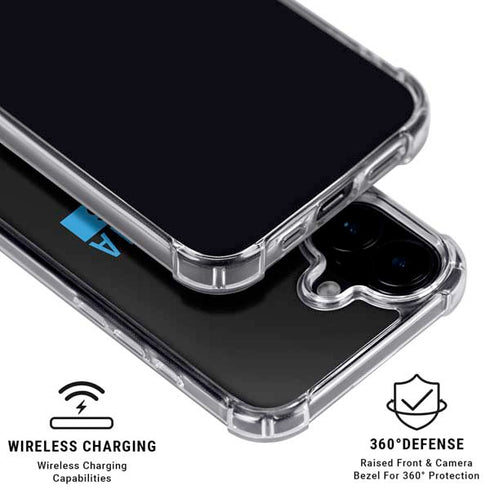 NFL Carolina Panthers Black Performance Series iPhone 16 MagSafe Case