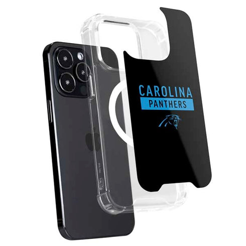NFL Carolina Panthers Black Performance Series iPhone 16 Pro MagSafe Case
