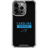 NFL Carolina Panthers Black Performance Series iPhone 16 Pro Max Clear Case