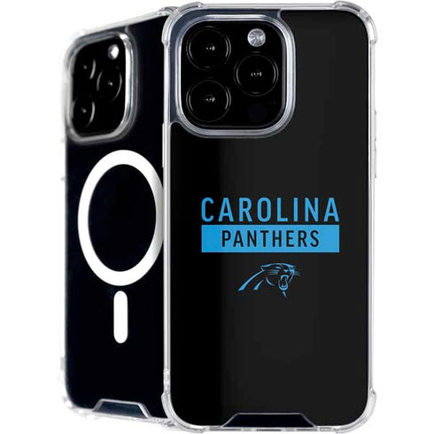 NFL Carolina Panthers Black Performance Series iPhone 16 Pro Max MagSafe Case