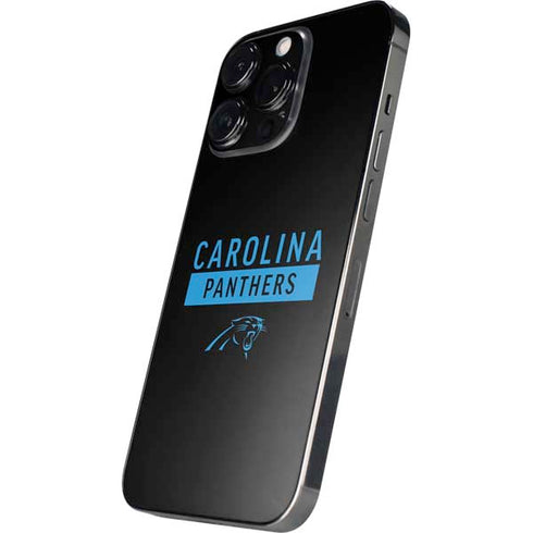 NFL Carolina Panthers Black Performance Series iPhone 16 Pro Skin