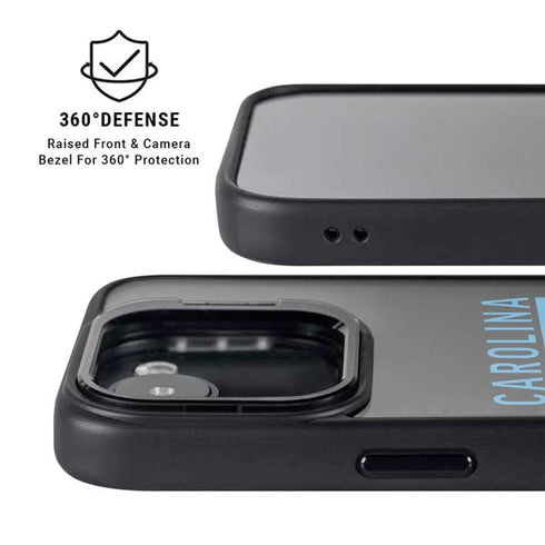 NFL Carolina Panthers Black Performance Series iPhone 16e Kickstand Case