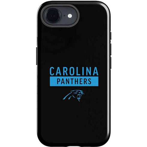 NFL Carolina Panthers Black Performance Series iPhone 16e Impact Case