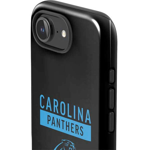 NFL Carolina Panthers Black Performance Series iPhone 16e Impact Case