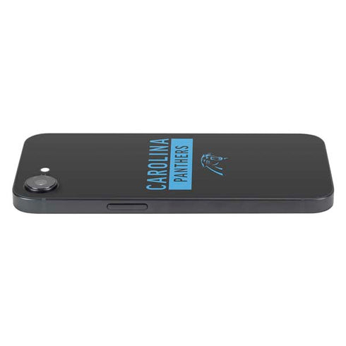 NFL Carolina Panthers Black Performance Series iPhone 16e Skin