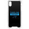 NFL Carolina Panthers Black Performance Series iPhone XS Clear Case