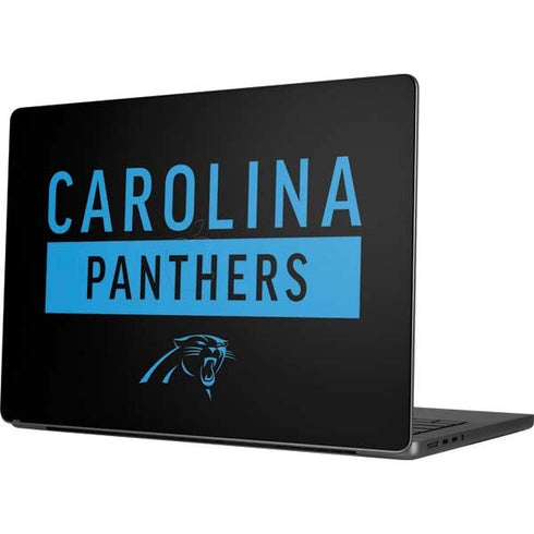 NFL Carolina Panthers Black Performance Series Apple MacBook Pro 14-inch Skin