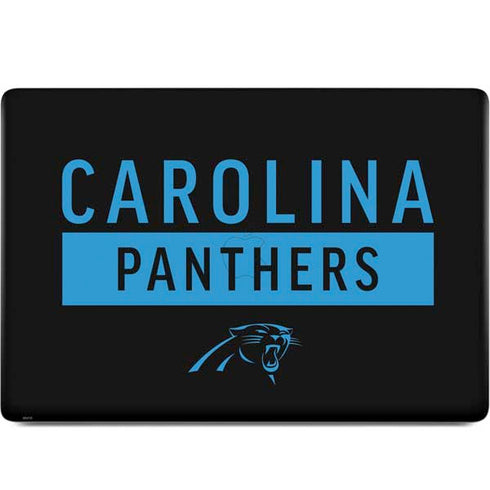 NFL Carolina Panthers Black Performance Series MacBook Skins