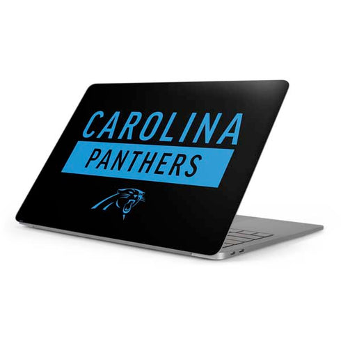 NFL Carolina Panthers Black Performance Series Apple MacBook Pro 16-inch Skin