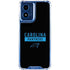 NFL Carolina Panthers Black Performance Series Moto G 5G (2024) Clear Case