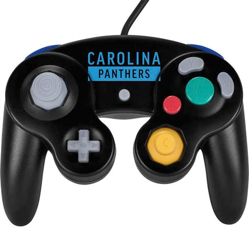 NFL Carolina Panthers Black Performance Series Nintendo Skins