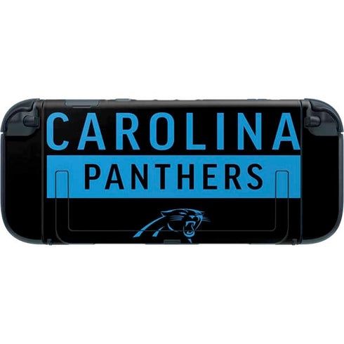NFL Carolina Panthers Black Performance Series Nintendo Switch 2 (2025) with Joy-Con Skin