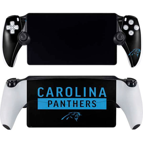 NFL Carolina Panthers Black Performance Series PlayStation PS5 Skins