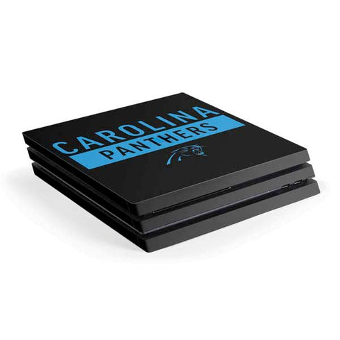 NFL Carolina Panthers Black Performance Series PlayStation PS4 Skins