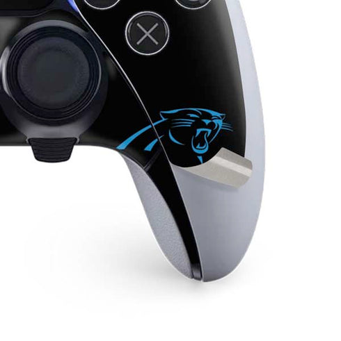 NFL Carolina Panthers Black Performance Series PS5 DualSense Edge Pro Controller Skin
