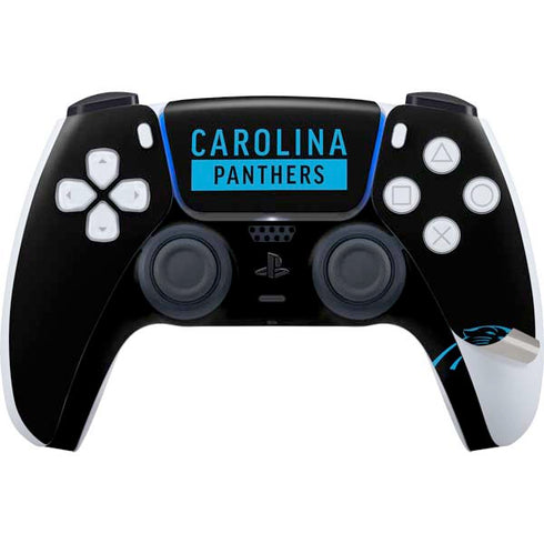 NFL Carolina Panthers Black Performance Series PS5 Pro Disk Bundle Skin
